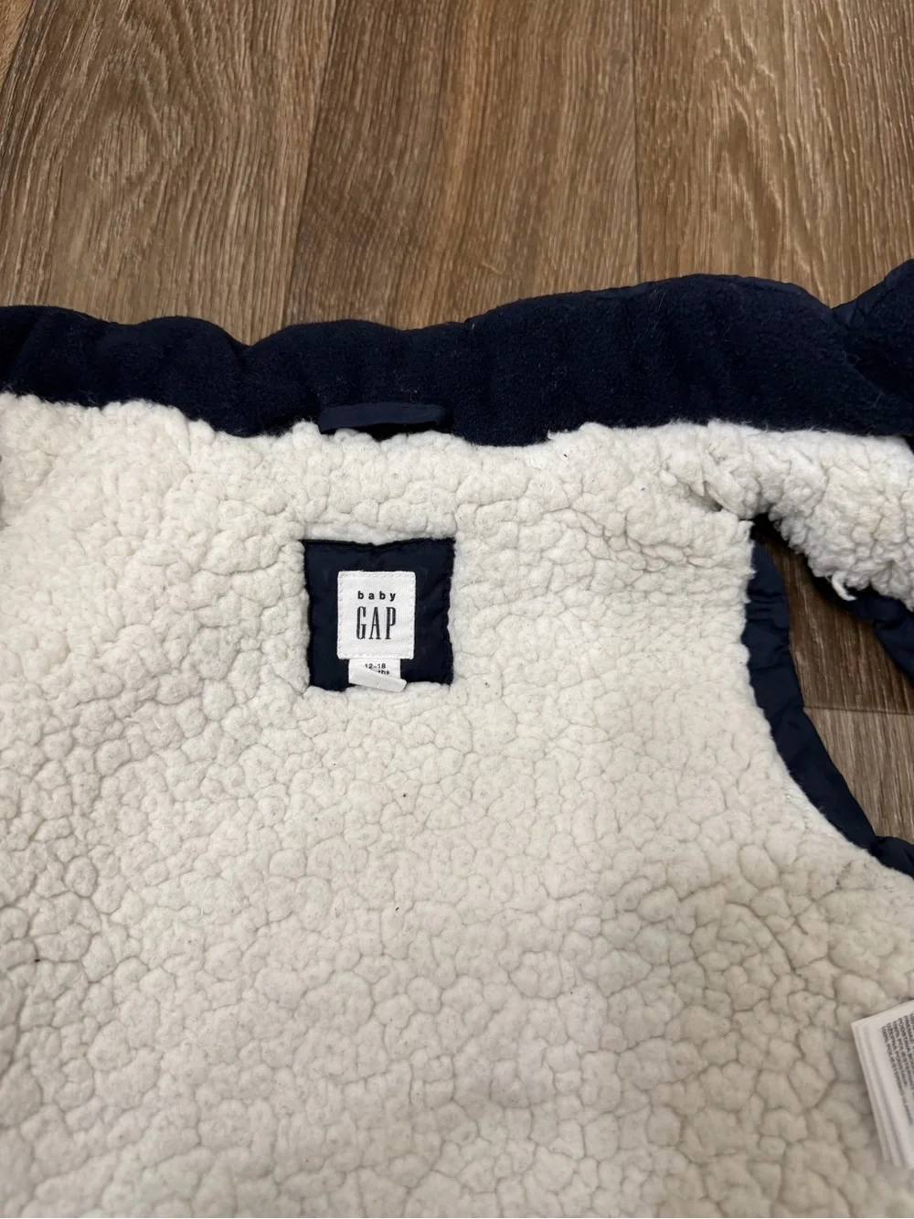 GAP Navy Quilted Puffer Vest for Kids